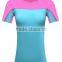 polyester round neck short sleeve t-shirt with dri-fit