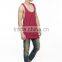 Mens longline ditsy print mesh tank top wholesale