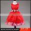 MGOO New Arrival Stock Cheap Price Girls Pageant Dresses 9 Years Old Christmas Dresses With Petal MGG002