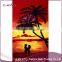 2016 Soft and comfortable absorb water beach towel / fancy beach towels
