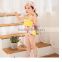 Girls Swimwear Kids Girls Swimsuit Bathing Swimming Clothes Rainbow Girls One-Piece Swimsuits Size ksw-24