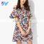 Summer Advanced Fashion Popular Apparel Clothing 2016 Cross Collar Dresses