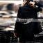 M1232 Runwaylover 2016 Black Punk Metal Decoration Wool Suit Wool Jackets Coats