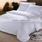 100% cotton stripe satin twin size flat hotel bedding sets