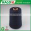 100% Dope dyed recycled polyester spun yarn/China polyester yarn for socks/jeans/girl