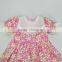 18 young girl doll cloth with flower dress for wholesale