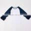 wholesale ruffle reglan fashionable shirts for girls