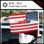 hotsale 30X45cm Totem Flag 68D/100D/110g/130g knitted polyester car mirror flag with flag pole