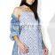 China Wholesale Woman Clothing Dress with a Floral Print All Over