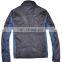 2016 Latest Fashion Mens Leather Jacket With Inserted Half Leather