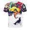 Sky smoke speed digital printing t shirt Europe tide brand men's sports short sleeve t shirt wholesale men t shirt