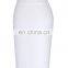 Kate Kasin High Stretchy High Waist Shirred Waist Detail Hips-Wrapped White Pencil Skirt KK000268-2