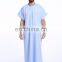 2017 Short Sleeve Mens Robe Jubah Islamic Arab Kaftan Men Thobe Thoub Abaya