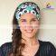Girls Fashion Sports Coverd Elastic Yoga Spandex Fabric Hair Bands