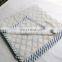 Lozenge Shap Indian Cotton White Damask Hand Block Printed AC Quilt Dohar 500