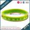 Color filled bracelet silicone