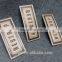 fashion design leather patch labels for men jacket