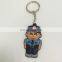 Custom Flexible soft PVC keychain custom promotional gift keychain as rubber key chain/plastic key chain