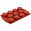 Free Sample Food Grade Heat resistant Nontoxic Silicone Cake Mold Baking Mousse Pudding Mold Tool 11holes Flower shape