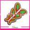 wholesale cheap lady shoe patch decoration PVC soft sandal rubber upper