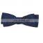 Last fashion solid trace basic silk bow tie