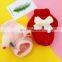 Cute dog cat winter clothes dog sweater bowknot high quality pet accessories