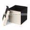 Customized large modern Faux Linen storage ottoman cover folding stool for living room