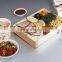 automatic take away meal box sealing machinr for supermarket