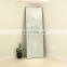 round corner rectangle floor free stand black metal frame full length mirror
