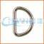 China supplier nickel color small metal d ring