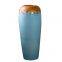 Large Blue Creative Ceramic Artificial Flower Vase For Home Living Room Decor