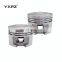 Cheap price high temperature resistant piston ring set hydraulic forged engine parts HJ125 piston kit for motorcycles