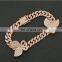 High Quality Gold plated butterfly necklace women Butterfly charms necklace with Tennis Chain jewelry