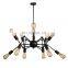 Tonghua Modern Iron Foldable Spider Shaped Decorative Hanging  6 8 12 16 18 Heads LED Chandeliers Pendant Light