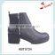 Wholesale women double zipper summer fashionable work snake print ankle boots for women