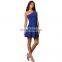 Women's Sexy Off The Shoulder Oversized Bow Applique Evening Gown Party Maxi Dress