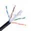 factory 23 AWG  indoor/outdoor cat6 cat6e utp ftp lan cable for network communication cables