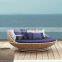 Courtyard Balcony Wicker Outdoor Sectional Rope Patio Sofa Chair Sets Waterproof Daybed Sun Swing Bed
