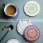 Coasters Unique Beer Coffee Bar Tea Round Custom Set Holders Macrame Ceramic Absorbent Diatomite Cork Cup Mat Coasters For Drink