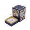 Golf foil stamping shiny 50 ml solid perfume packaging crackle essential oil empty glass box