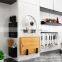 Wall mounted Kitchen Storage Rack For Kitchenware , Spice Jar , Lid , Metal Kitchen Organizer set
