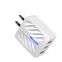 2022 Quick charging 3 USB port mobile phone USB wall charger fast charging for iphone for huawei for xiaomi