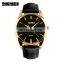 9073 lovers watches custom logo brand boy girls hand watch genuine leather quartz watch wristcouple hours