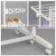 Amazon hot sell 3 tier cloth hanger laundry racks for cloth glove hanging garment movable metal drying stand