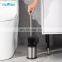 Wholesale Flip Cover Bathroom Cleaning Bristles Round Toilet Brush With Holder Multi Color