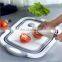 multifunctional Space Save Folding Washing Bowl Draining Basket Kitchen Camping Picnic BBQ Collapsible Fold Cutting Board