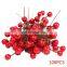 100Pcs mini Artificial Cherry Simulation Small Cherry Foam Plastic Fake Fruit Model Party Christmas Decoration 10mm