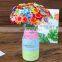 Button Educational Toy Kids DIY Felt Flower Bouquet Kit Children Flower Craft Kit