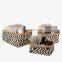 Supplier in Bulk Blue Mini Woven Bamboo Storage Basket Fruit Basket Wholesale Handwoven Made in Vietnam