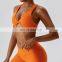 Backless Yoga Front Twist Recycled Sports Bras Wholesale Fitness Gym Breathable Tops